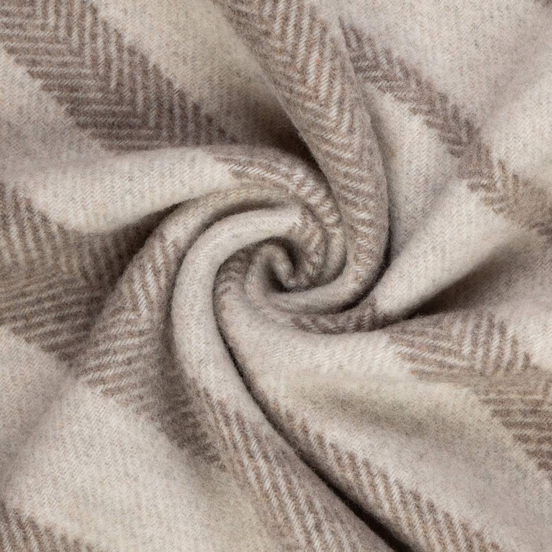 Coperta in lana di cashmere con righe Merino · 11
