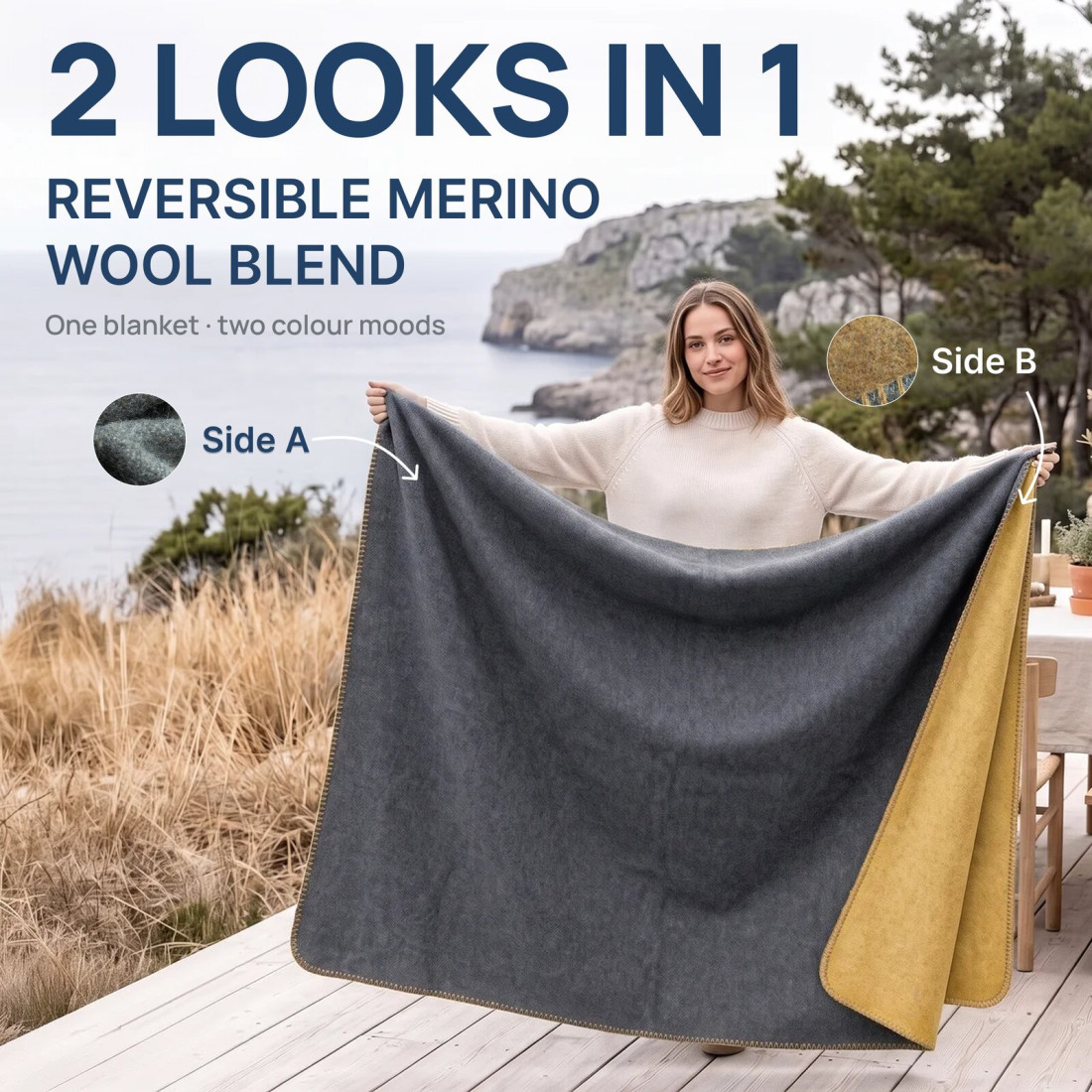 Coperta in lana Merino · 2