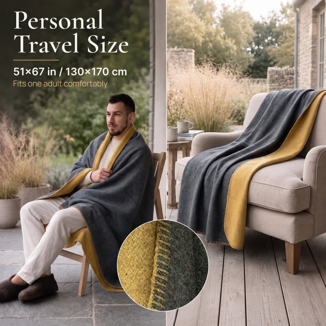 Coperta in lana Merino · 4