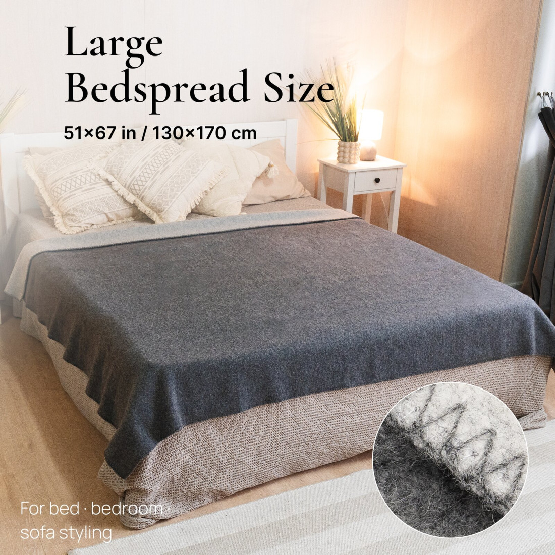 Coperta in lana merino 80% · 4