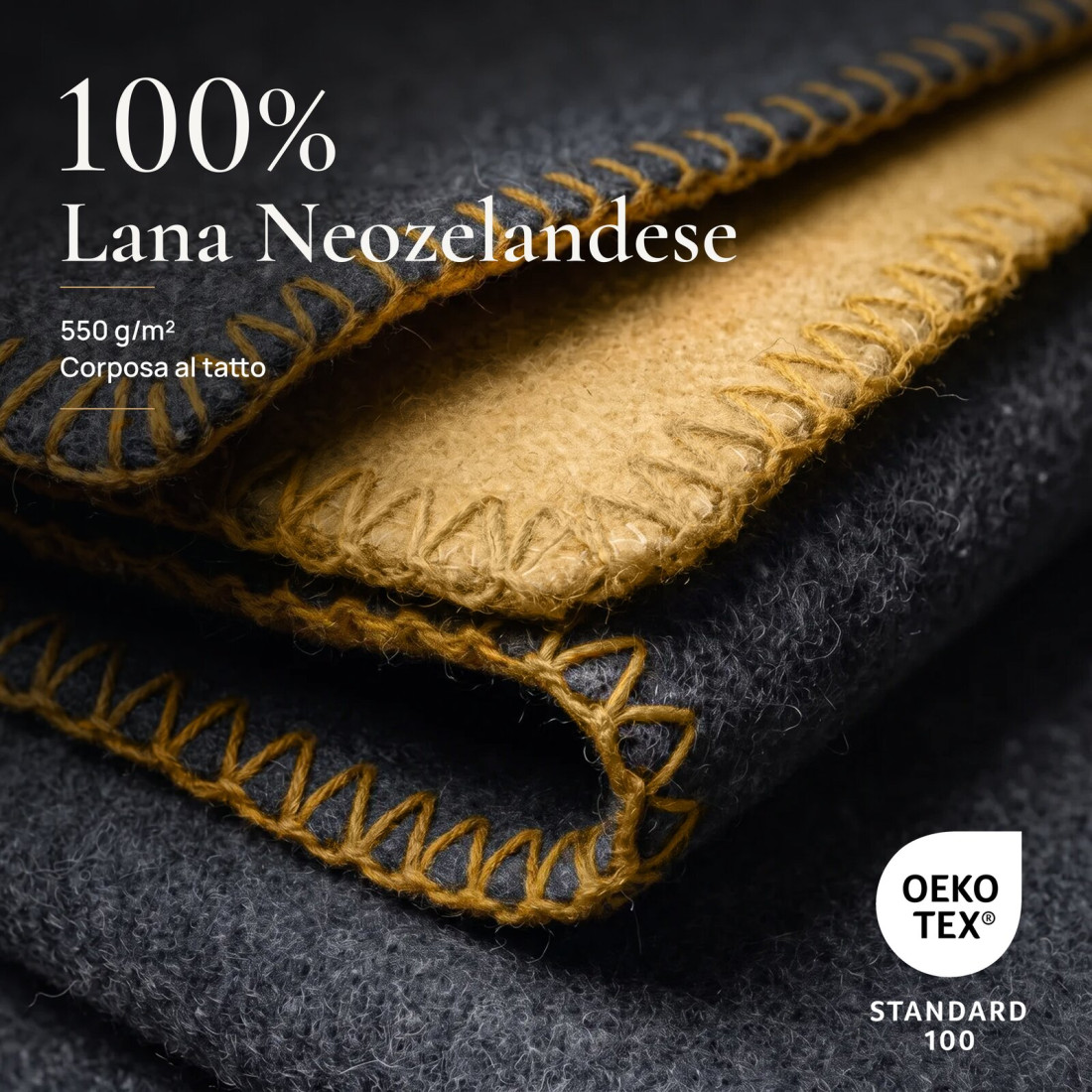 Coperta reversibile 100% lana · 3