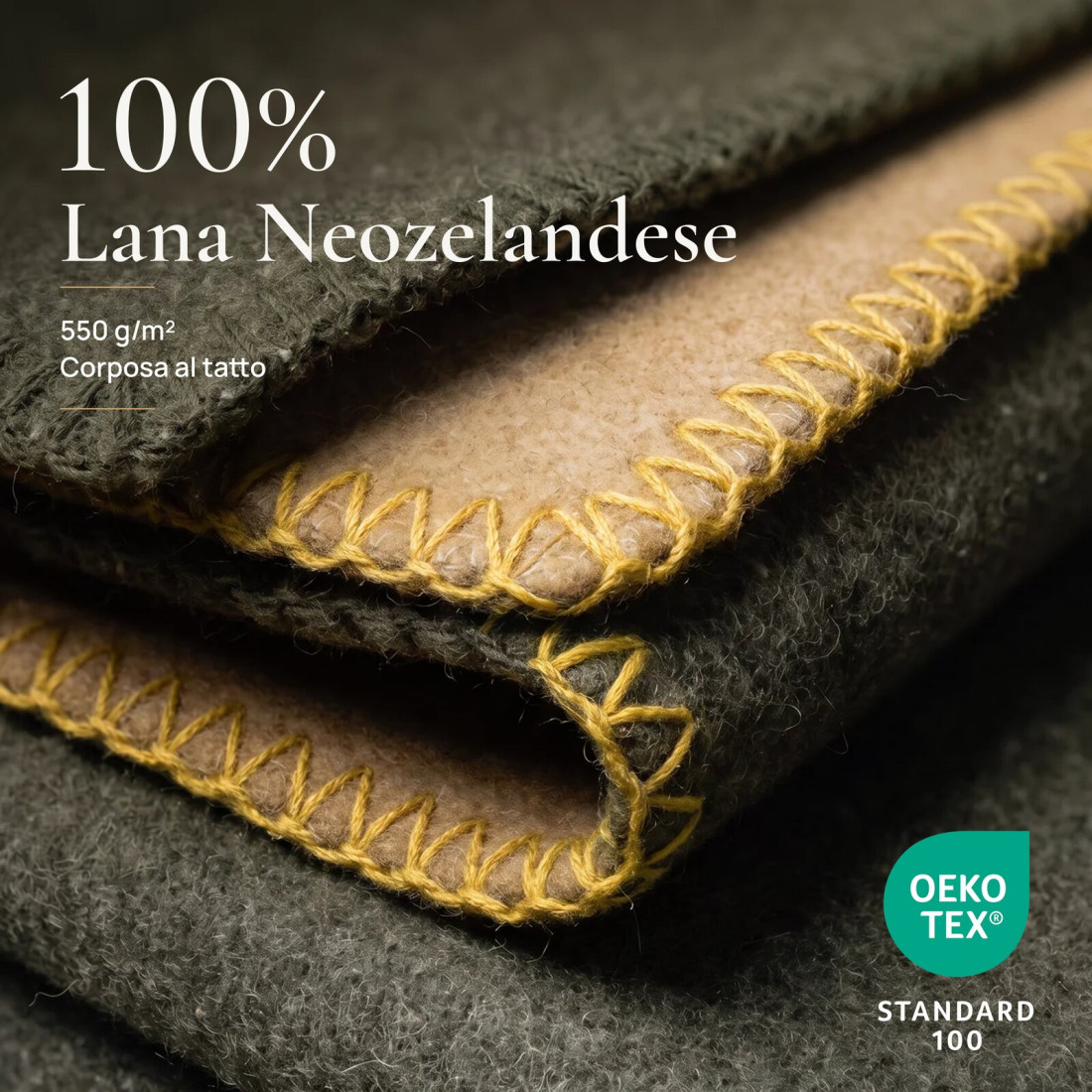 Coperta reversibile 100% lana · 3