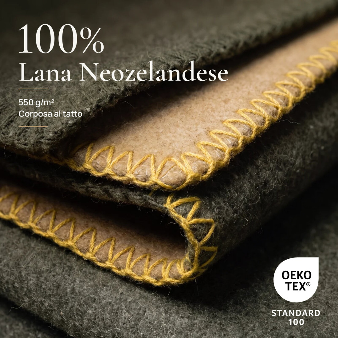 Coperta reversibile 100% lana · 3