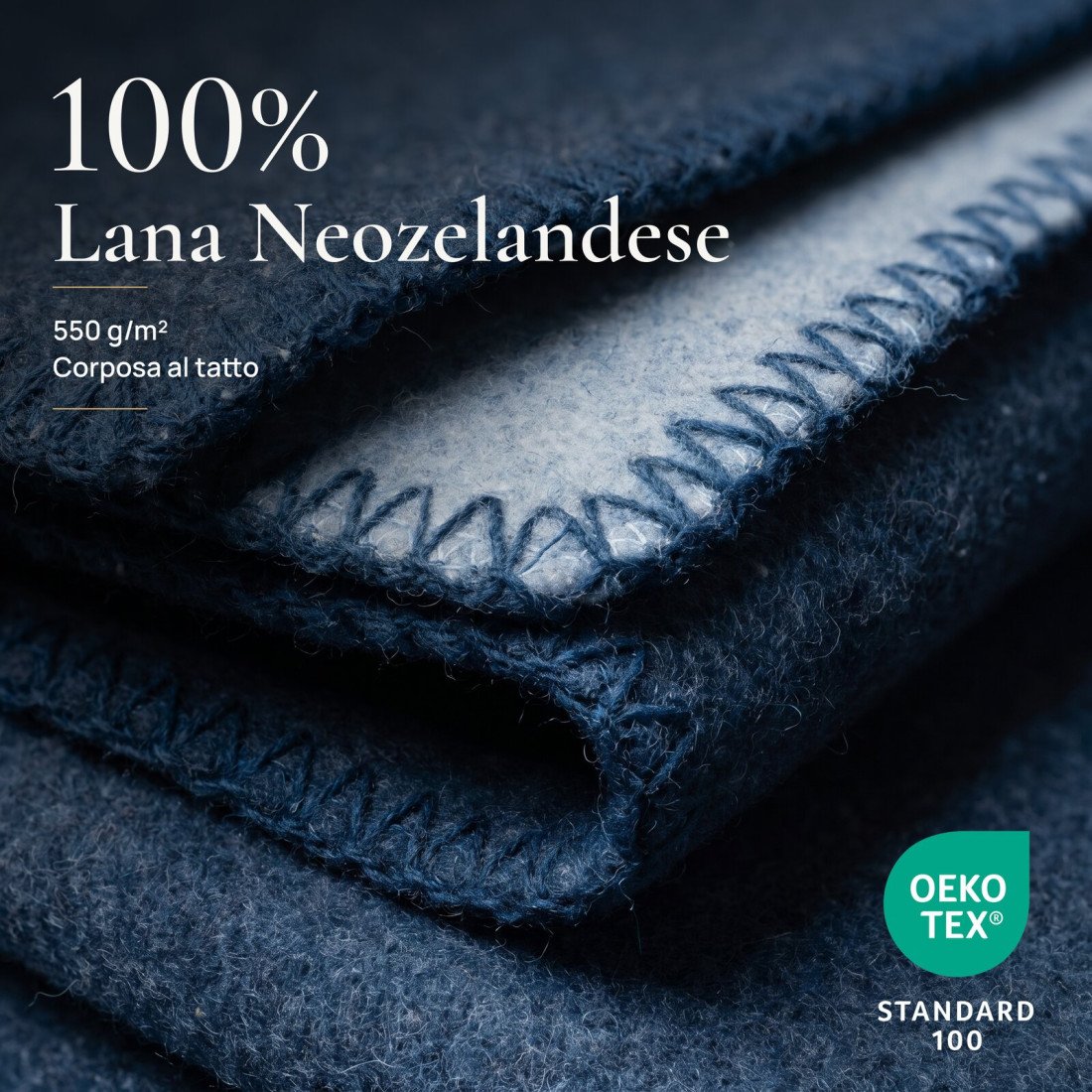 Coperta reversibile 100% lana · 3
