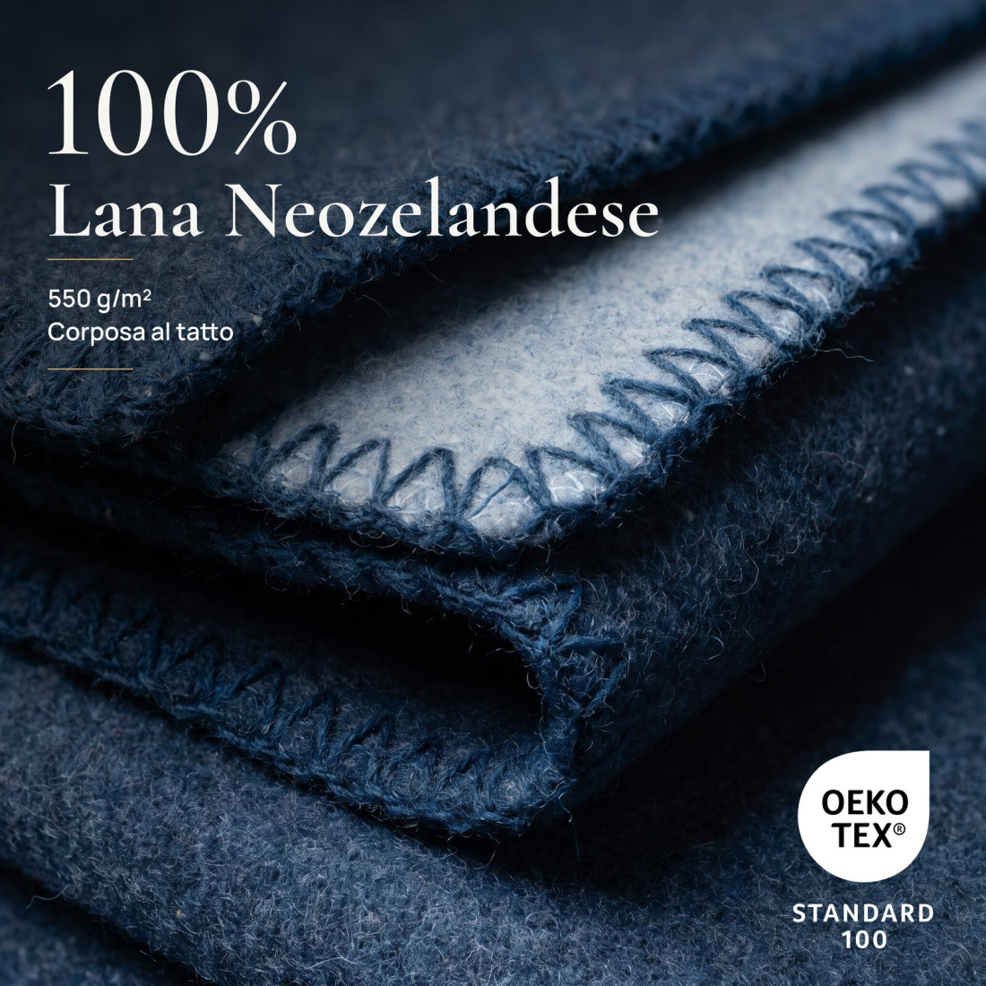 Coperta reversibile 100% lana · 3