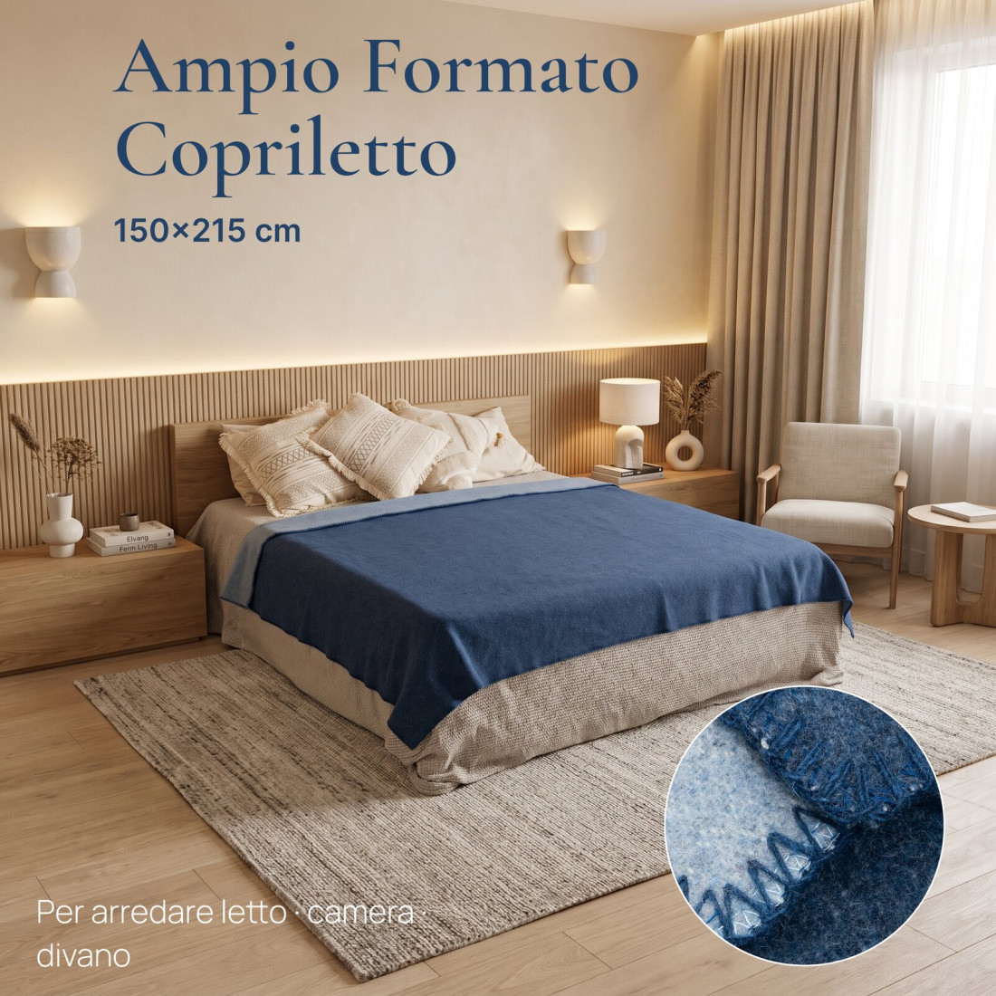 Coperta reversibile 100% lana · 4