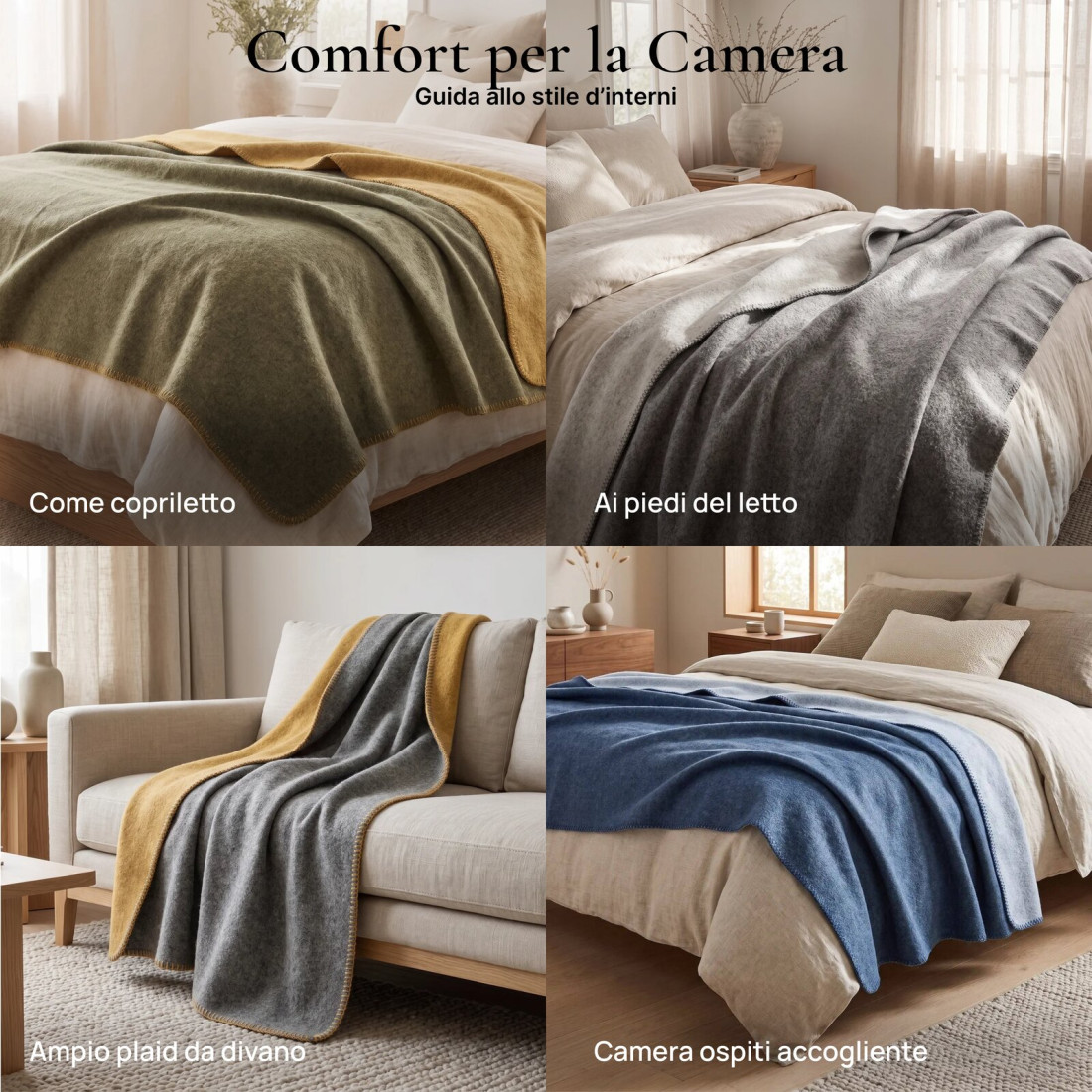 Coperta reversibile 100% lana · 5