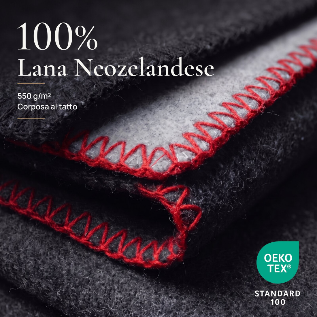 Coperta reversibile 100% lana · 3