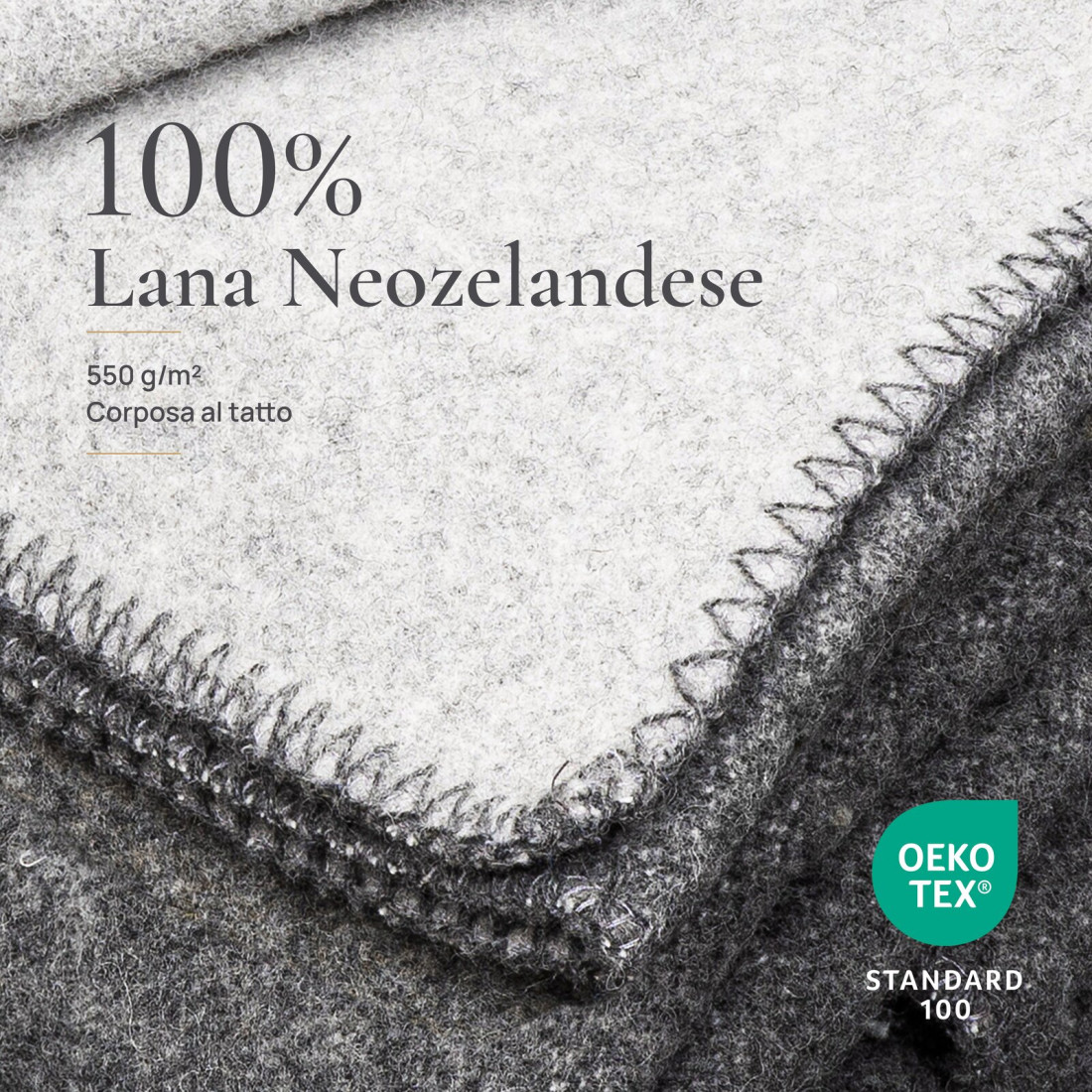Coperta reversibile 100% lana · 3