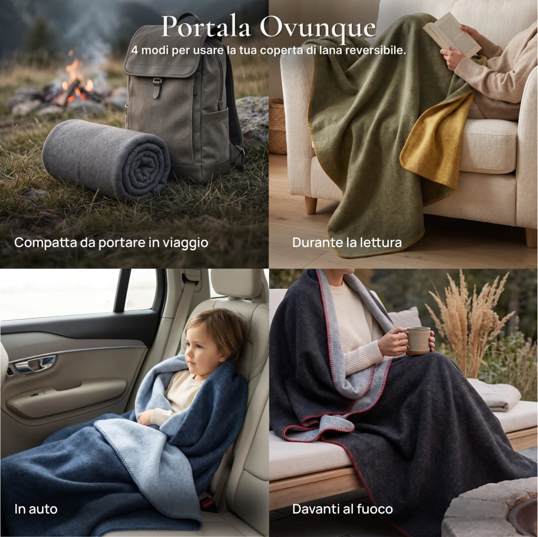 Coperta reversibile 100% lana · 5