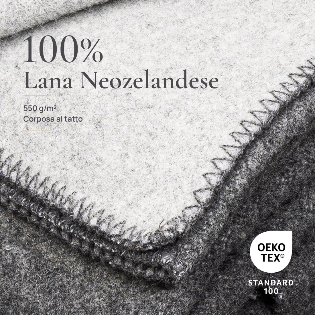 Coperta reversibile 100% lana · 3