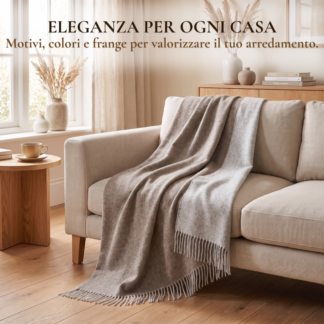 Coperta reversibile in lana merino · 5