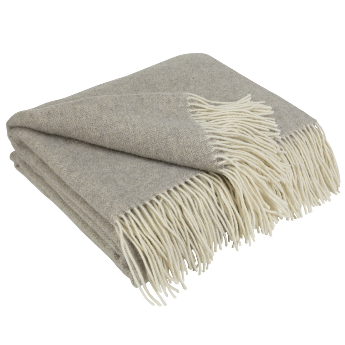 Coperta in Lana di Cashmere con Merino Spina di Pesce