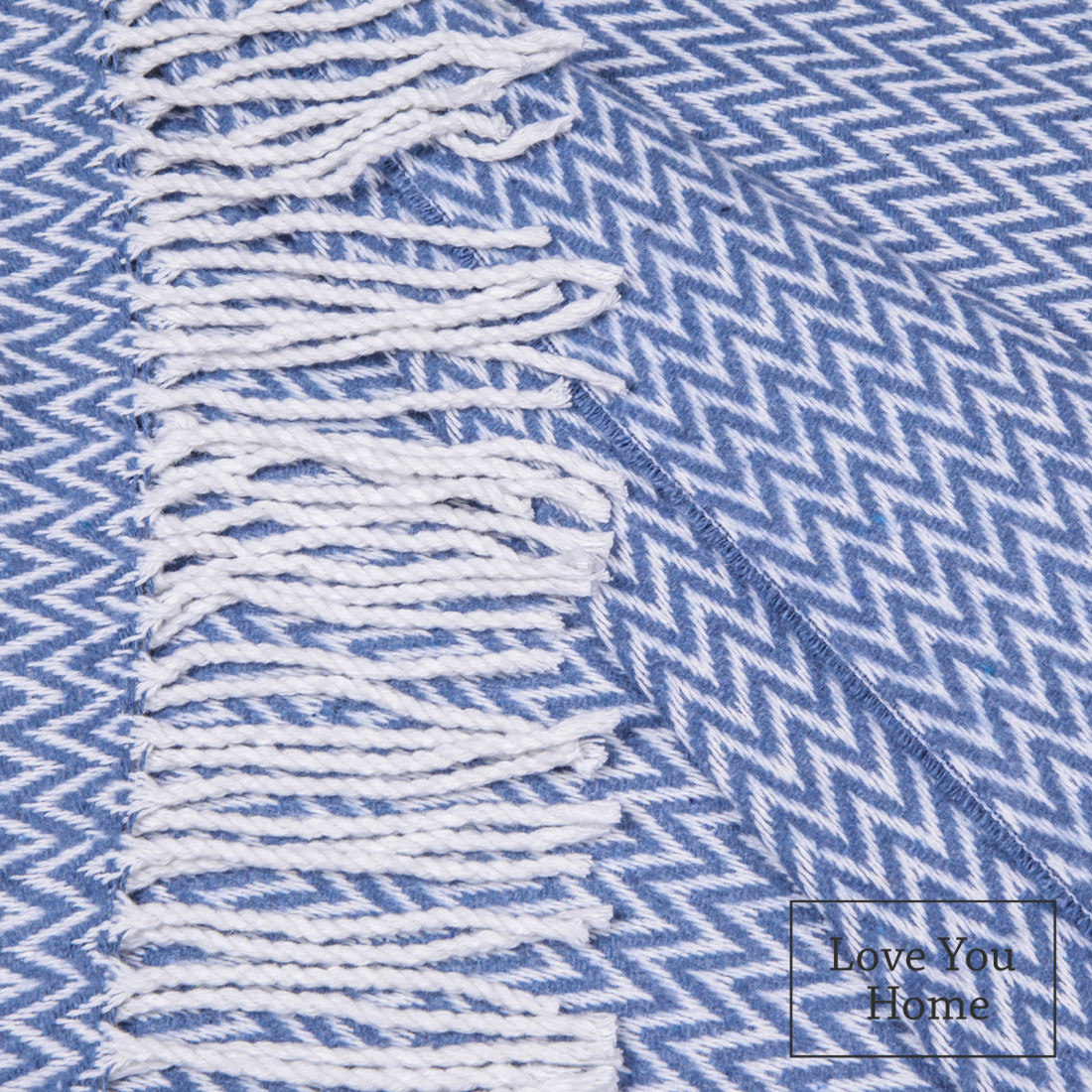 Coperta in Cotone Angoli Chevron · 2