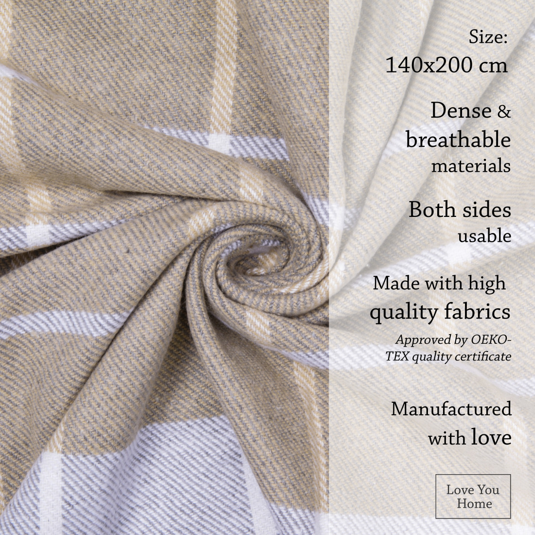 Coperta in Cotone Quadretti · 4