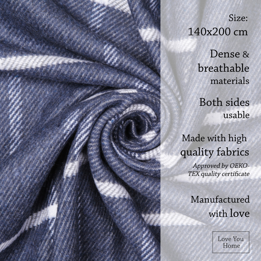 Coperta in Cotone Quadretti · 4