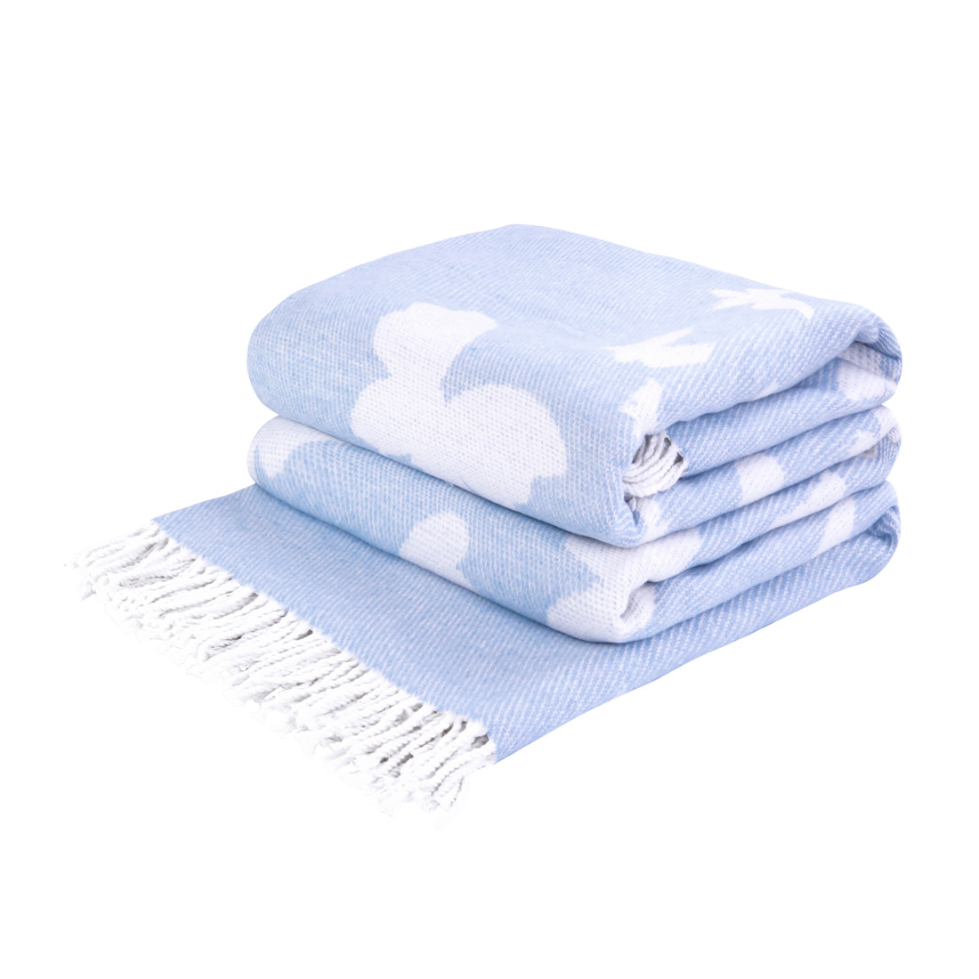 Coperta in cotone farfalle