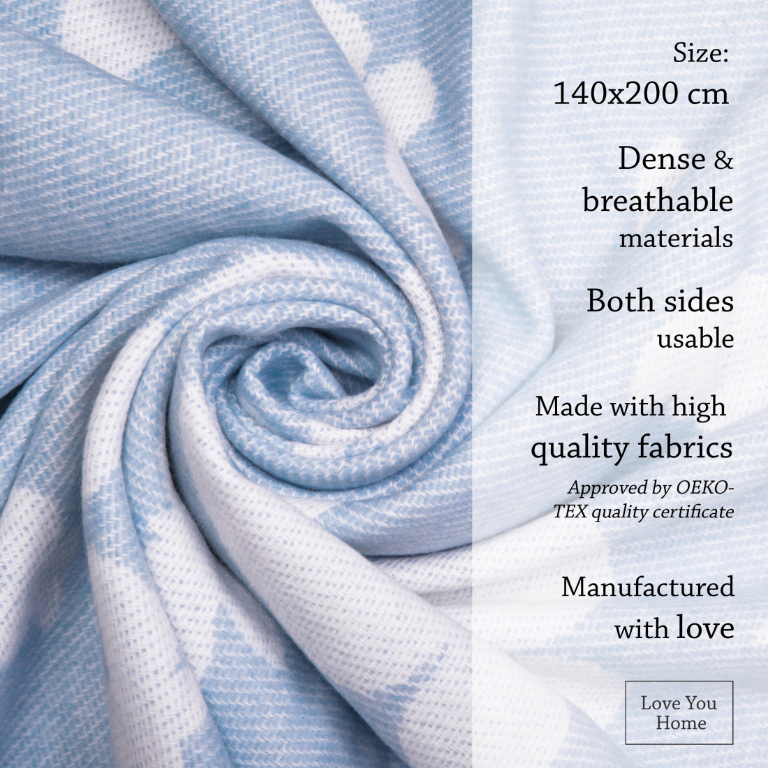 Coperta in cotone farfalle · 4