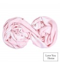 Coperta in Cotone Farfalle LoveYouHome (140x200 cm / Rosa Chiaro - Bianco)