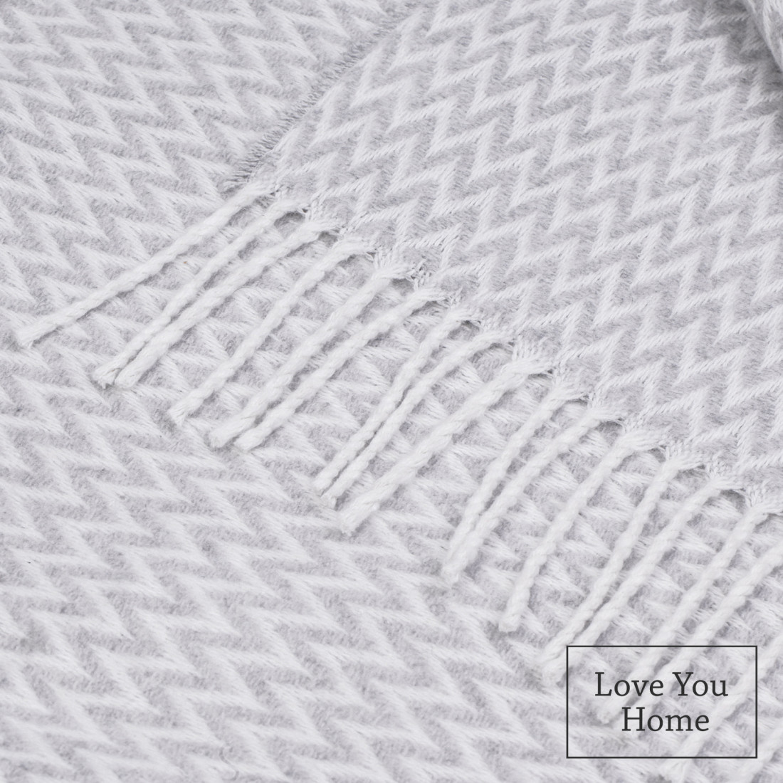 Coperta in cotone Angoli Chevron · 2