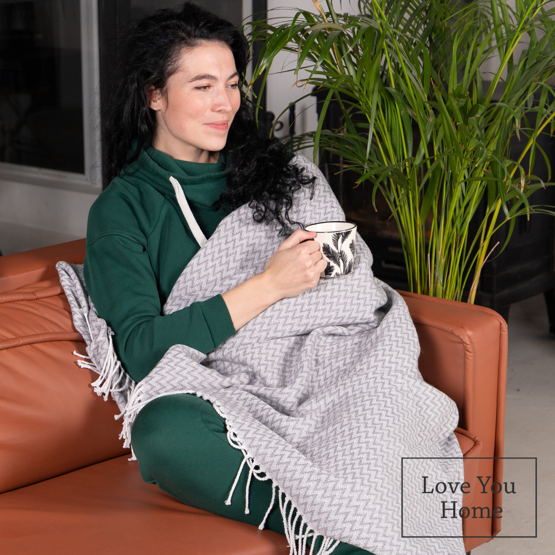 Coperta in cotone angoli Chevron · 7