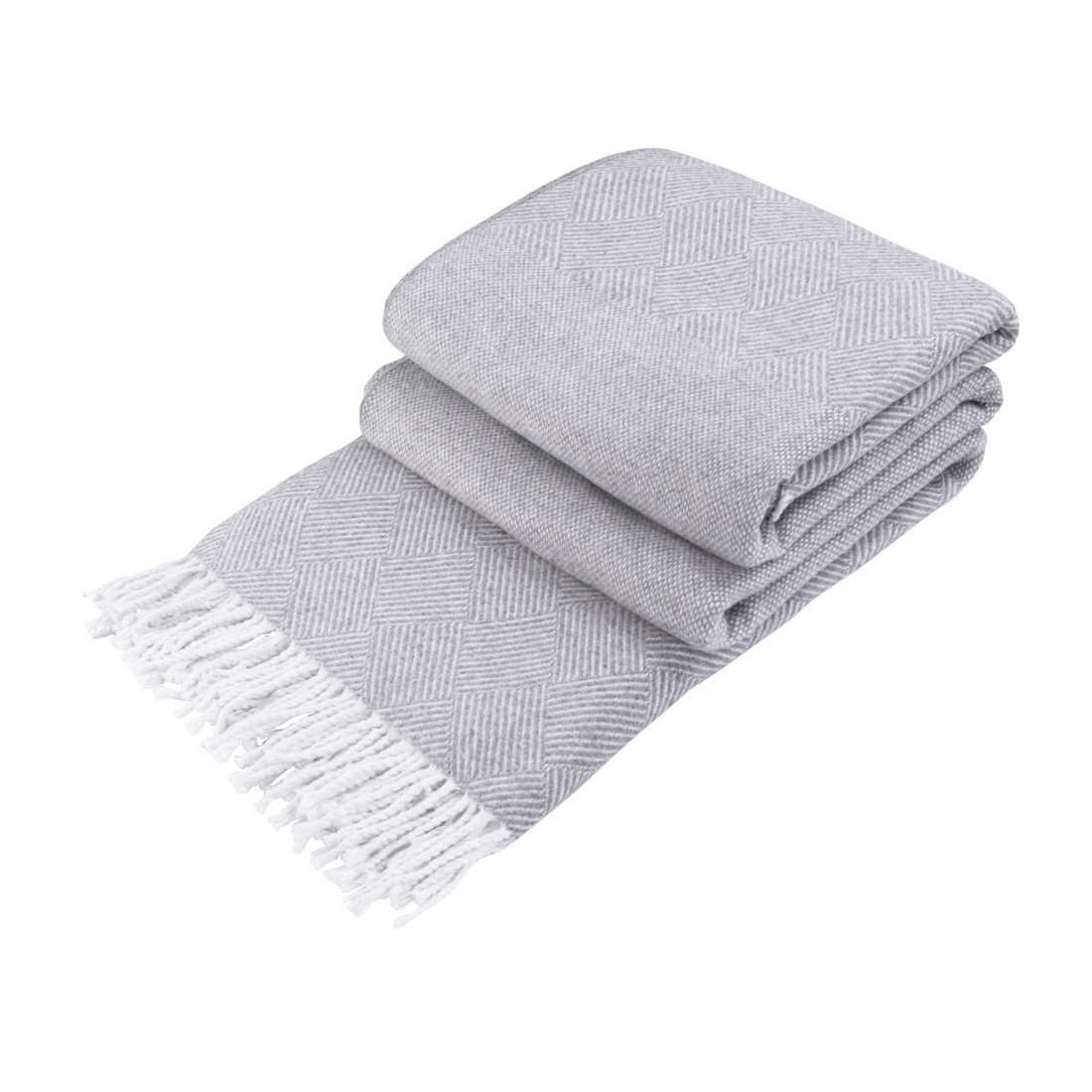 Coperta in Cotone Quadrati & Rombi