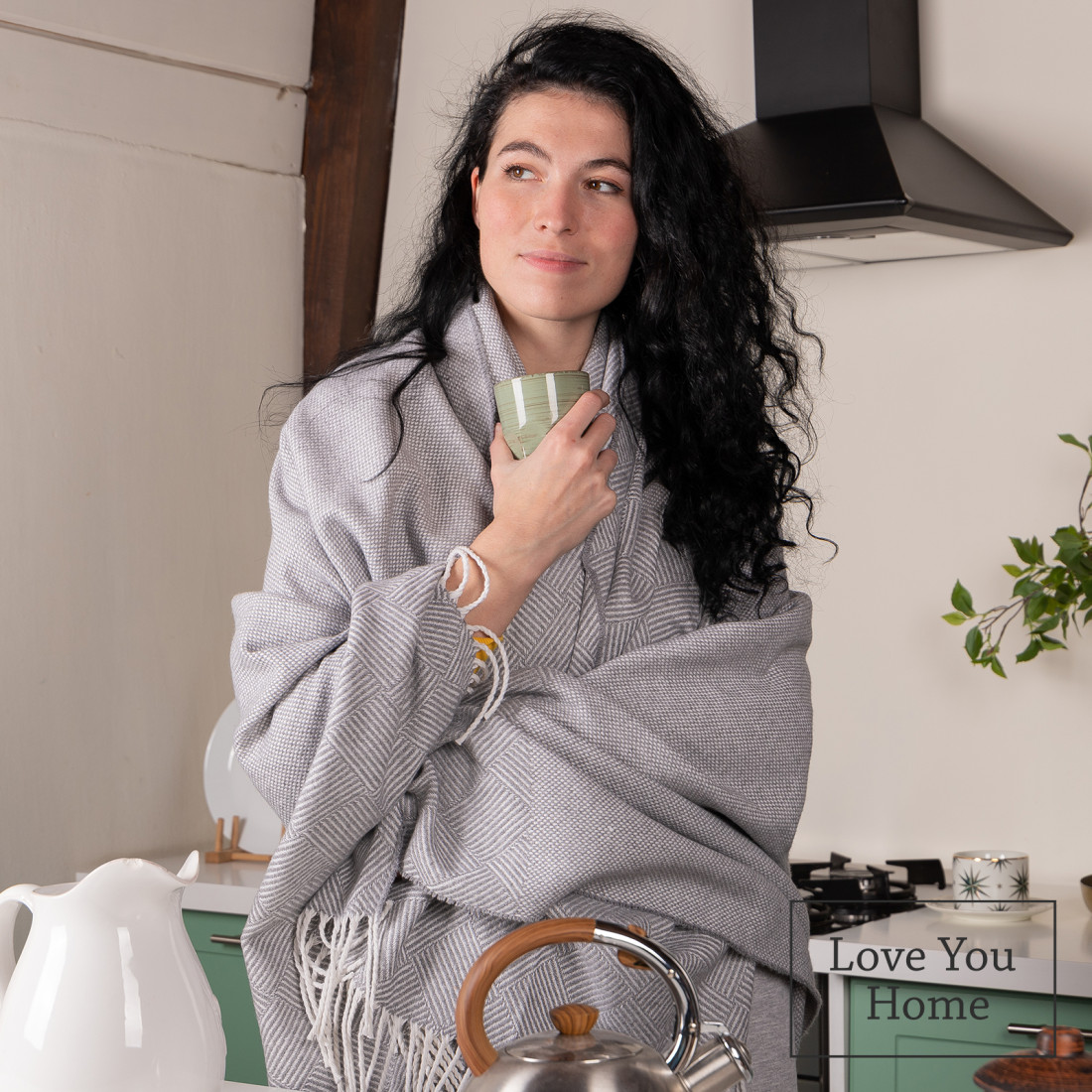 Coperta in Cotone Quadrati & Rombi · 6