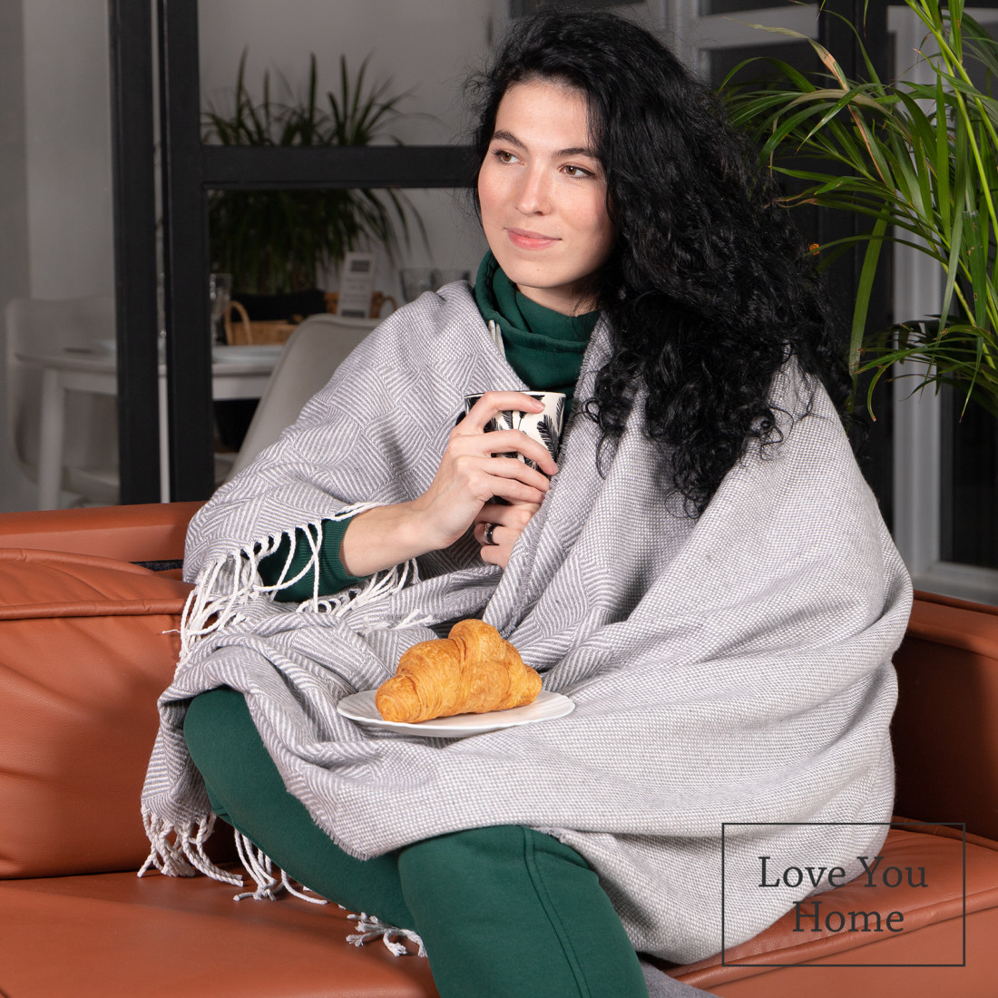 Coperta in Cotone Quadrati & Rombi · 7