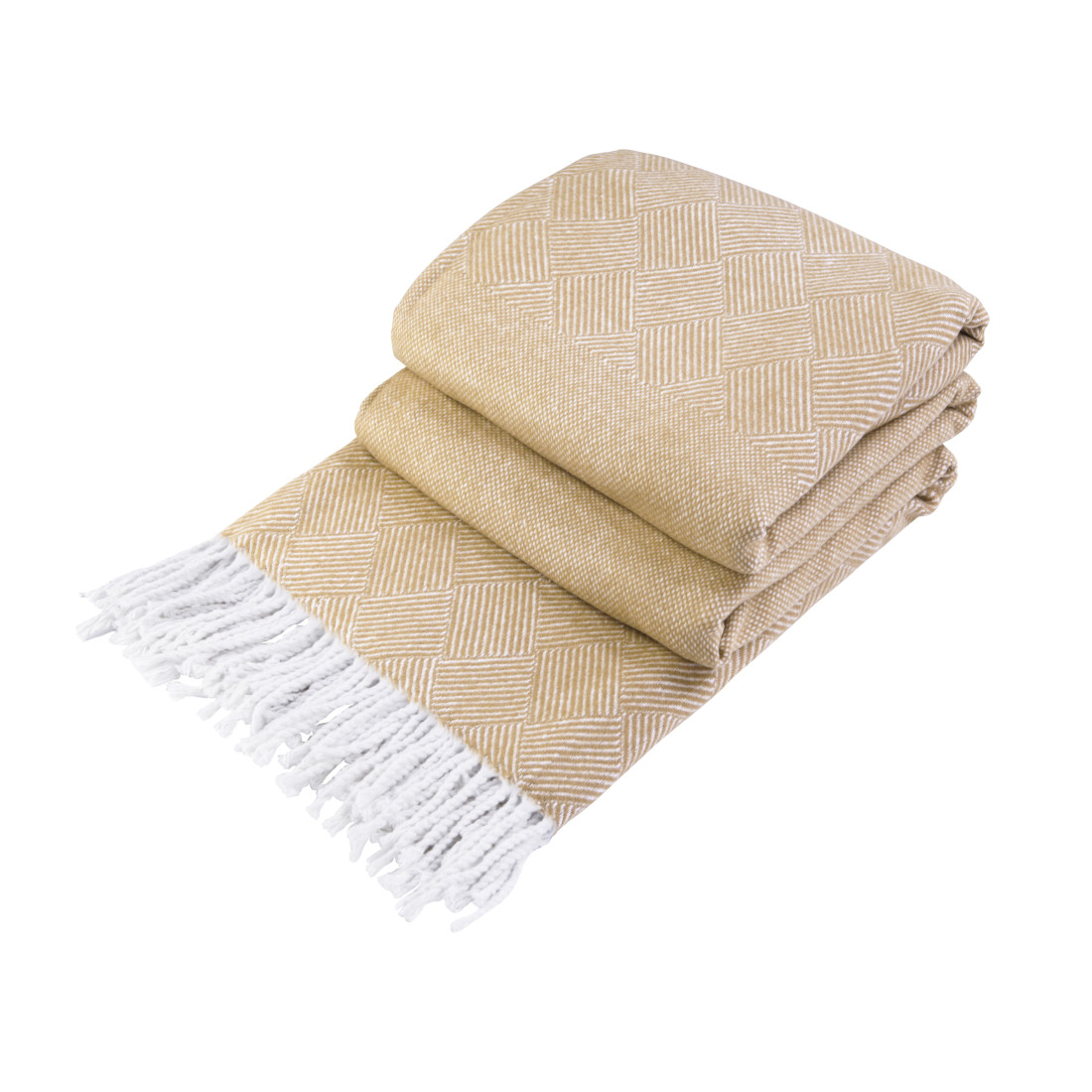 Coperta in cotone Quadrati-Rombo