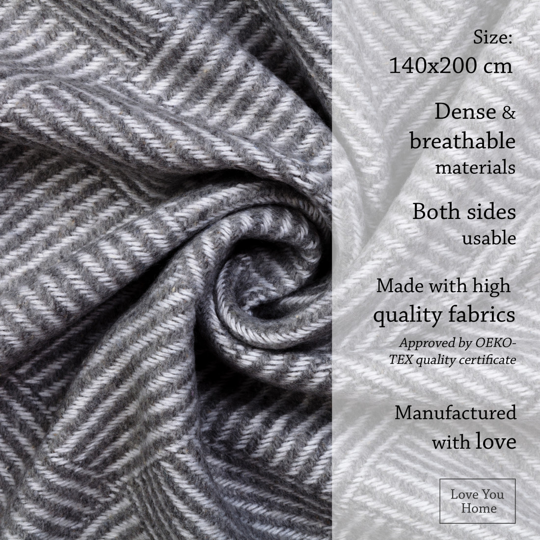 Coperta in Cotone Parallele · 4