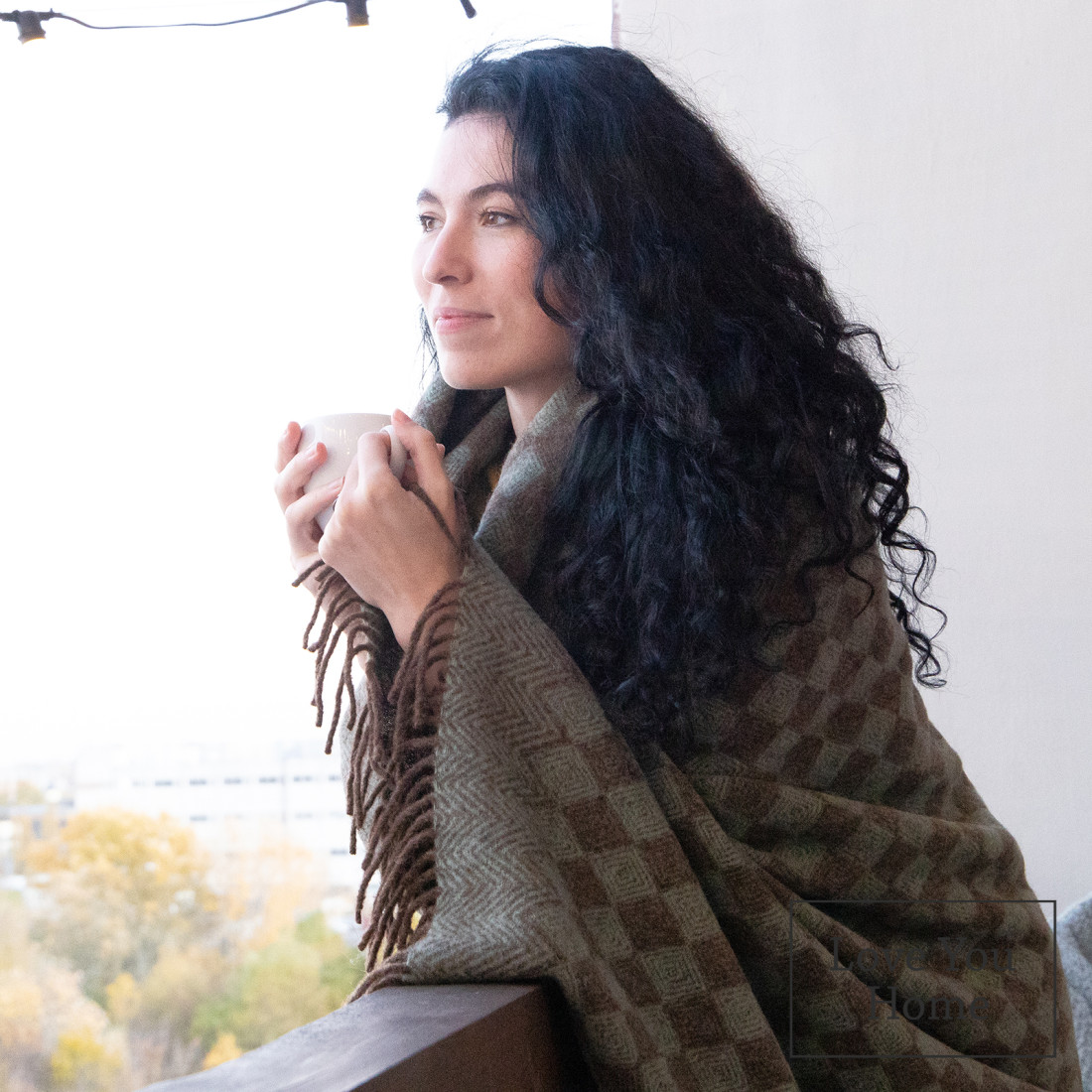 Coperta in lana vergine a rombi · 5