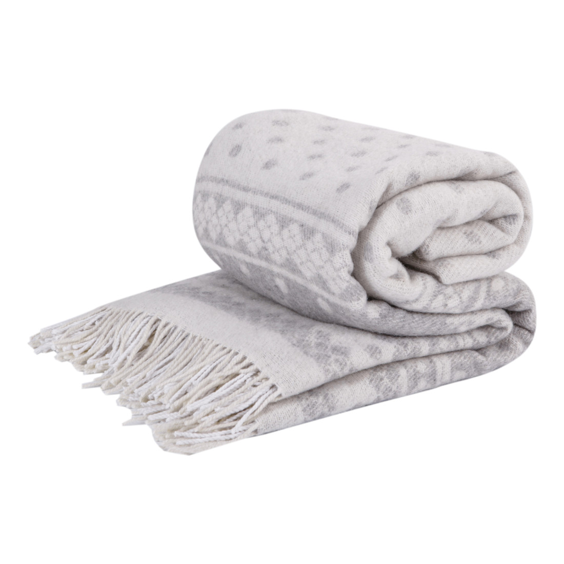 Coperta in lana merino Speciale Natale, renne